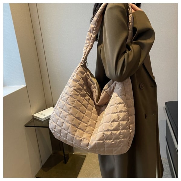 Skuldertaske Puffy Håndtaske HVID White