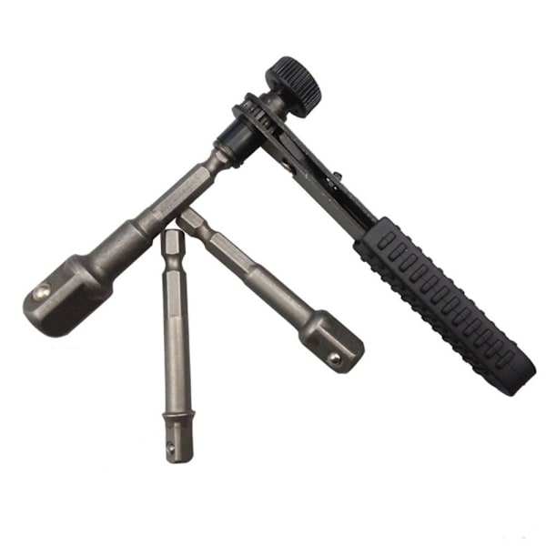 Skraldenøgle 1/4" topnøgle SORT Black