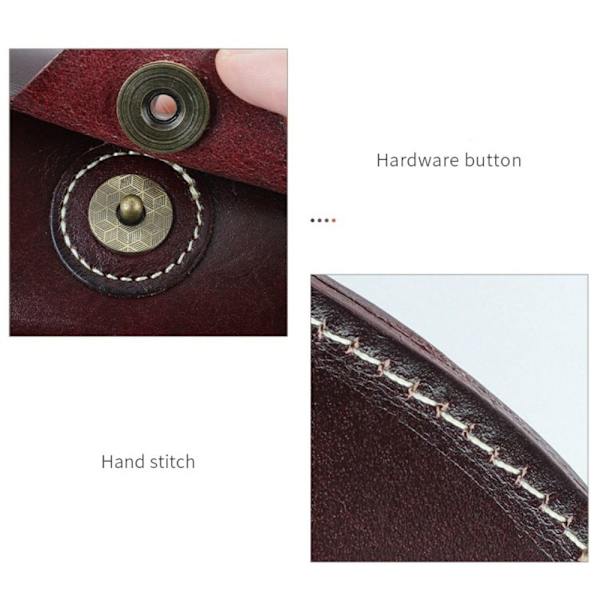 Eye Brille Taske Protector Case KAFFE coffee