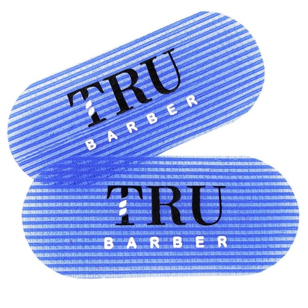 2stk Barber Hair Sticker Hårgriper BLÅ Blue