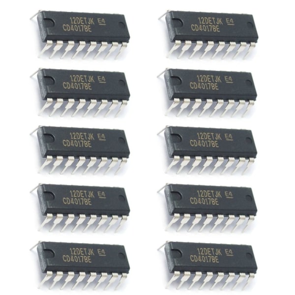 10 stk Logic Device Logic Chip IC Decade Counter