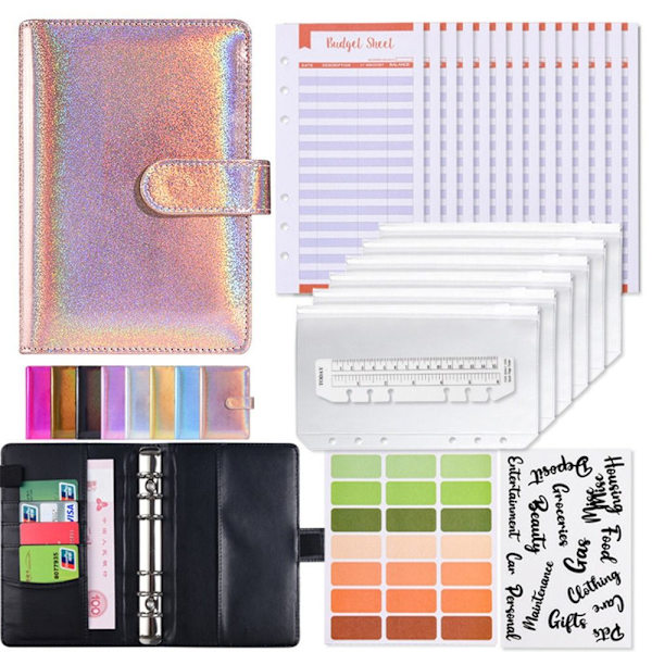 Budget Binder Money Organizer for Cash PINK pink