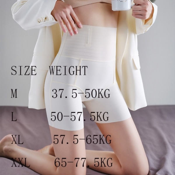 Turvahousut Saumattomat alusvaatteet VALKOINEN XL White XL