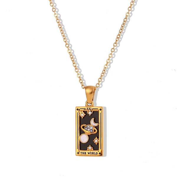 Tarot Halsband Hängsmycke Halsband 3 3 3