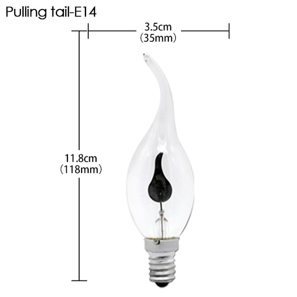 Eldbelysning Glödlampa Ljus Glödlampa PULLING TAIL-E14 PULLING Pulling tail-E14