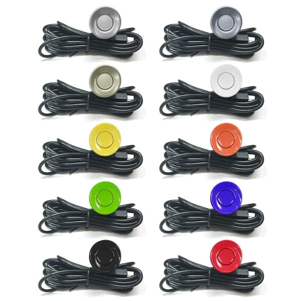 Reverserende radarmonitor HVID white