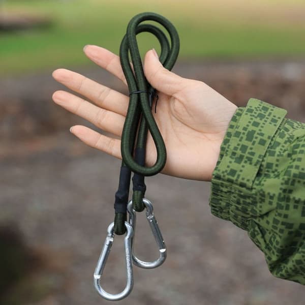 Karabinhage Elastisk Reb 30CM 30cm