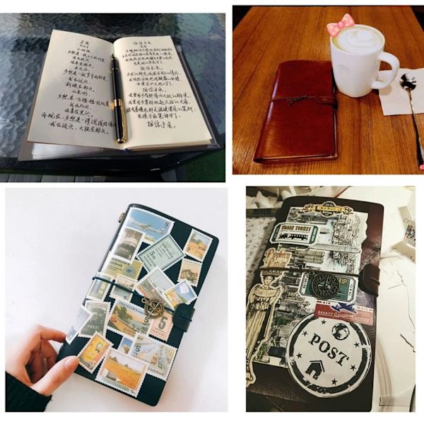 A6 Anteckningsbok Ledger Book MÖRKGRÅ Dark Gray