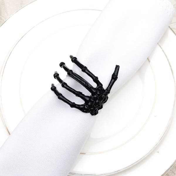 Servietringe Spisebordsdækning SORT Black