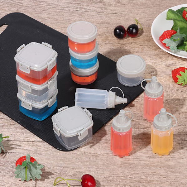 4 STK/ Set Mini Kryddor Burk Presssås Flaska FLASKA FLASKA bottle