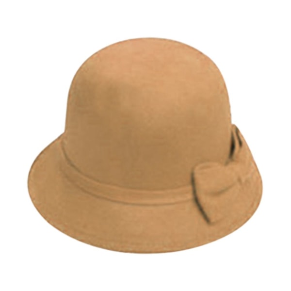 Kvinder Vintage Retro Hat Efterår Vinter Varm Hat KHAKI Khaki