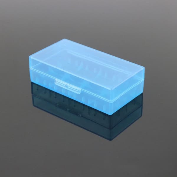 Case 18650 Akkukotelo LÄPINÄKYVÄ Transparent