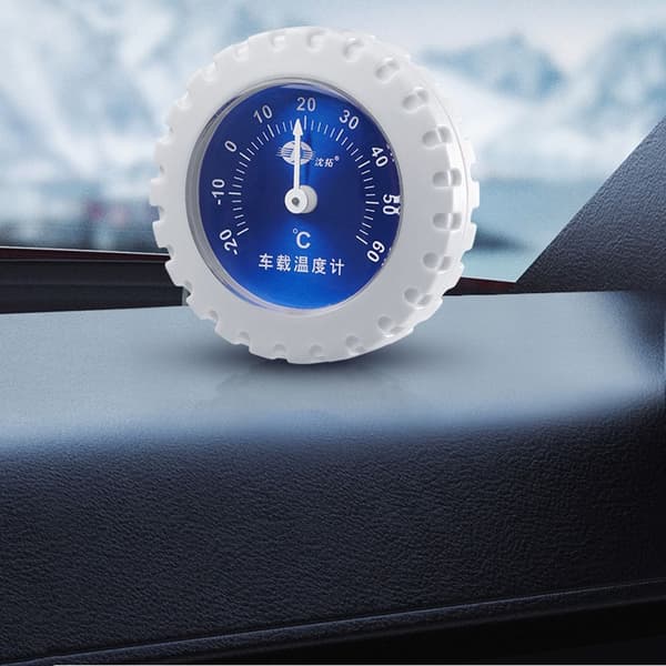 Bilinteriörtermometer Temperaturmätare VIT VIT White
