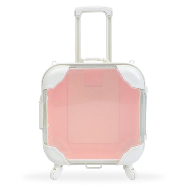 Dukkevogn Trunk Miniatyr Bagasje ROSA TRANSPARENT pink transparent-transparent