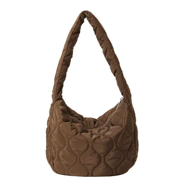 Axelväska Puffy Handväska KHAKI Khaki