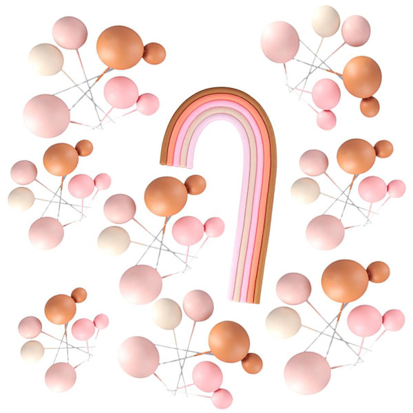 Cake Topper Bolde Rainbow Cake Toppers MULTICOLOR Multicolor