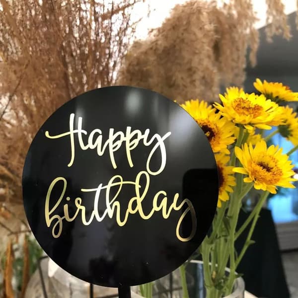 Cake Toppers Cupcake Toppers SORT Black