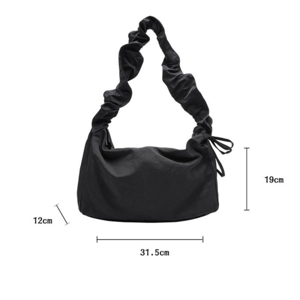 Håndveske Fold Cross-body Bag SVART black