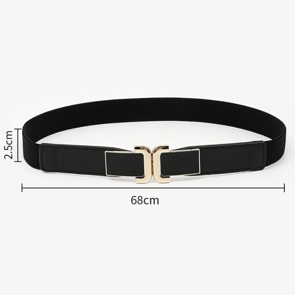 Elastiske bælter Taljerem SORT C C black C-C