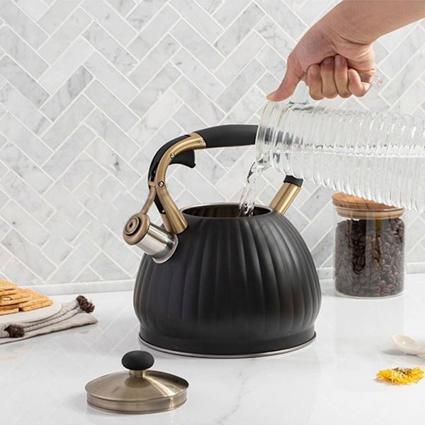 3,5L Visslande vattenkokare Vattenkokare Vattenkokare Black