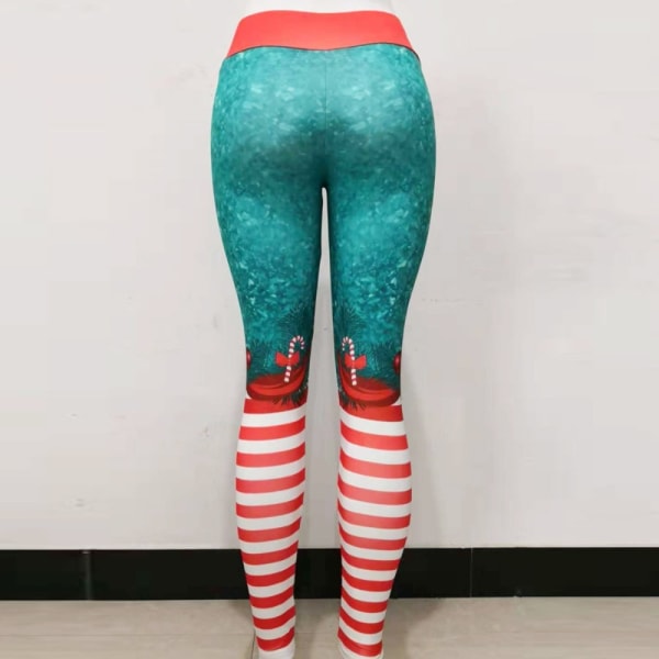 Christmas Xmas Yoga Bukser Gym Sport Leggings LB B LB