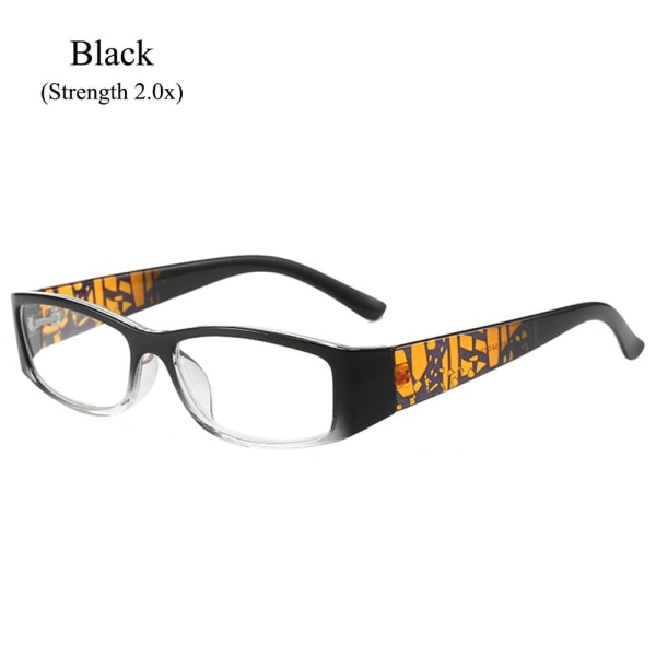 Läsglasögon för kvinnor Fjädergångjärnsläsare BLACK STRENGTH Black Strength 2.0x-Strength 2.0x