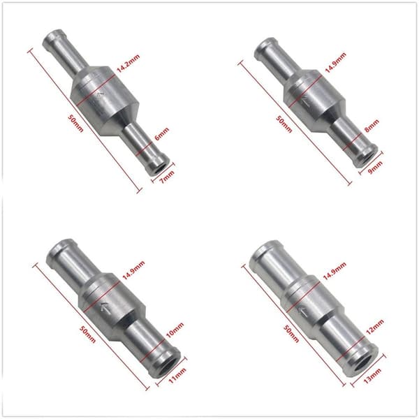 2 stk. Kontraventil Envejsventil 6MM 6mm
