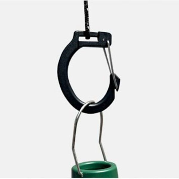 2 stk Plastlegering Spænde Webbing Fast Karabinhage Fjeder