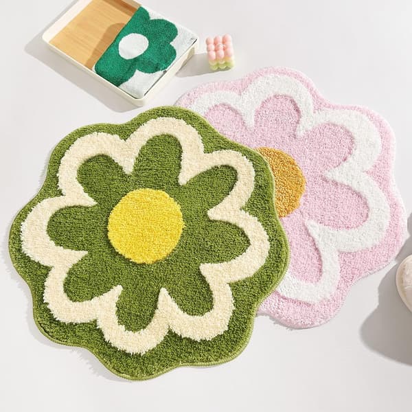 1 Stk Søde Tæpper Blomsterbademåtte Bademåtte 1 Pcs