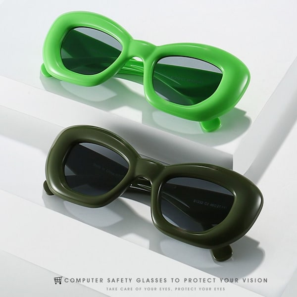 Täytetyt aurinkolasit Chunky aurinkolasit BRIGHT GREEN Bright Green