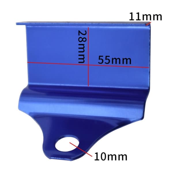 Motorsykkel Meter Bracket Voltmeter Holder SORT black