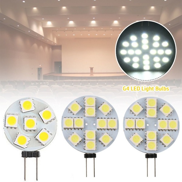 G4 LED Glödlampor Rund Spotlight Glödlampa G4 5050 12LEDS G4 5050 G4 5050 12Leds