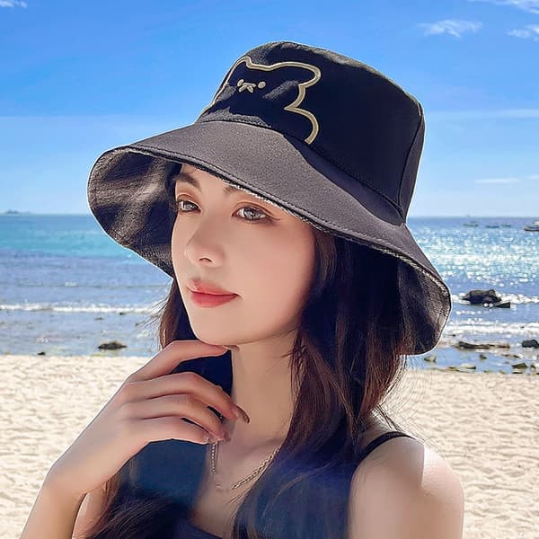 Sommarmode Flickor Tyghatt Solhatt Sommarhatt BRUN brown