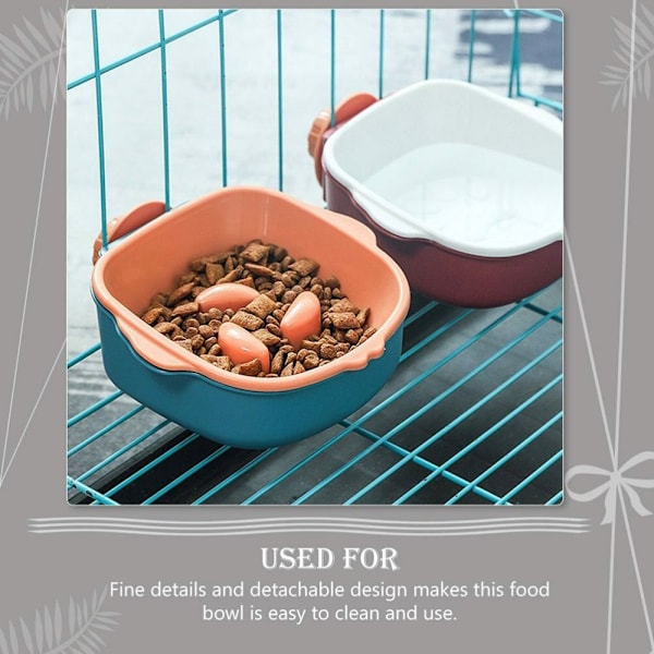 Pet Slow Food Bowl Slow Eating Bowl RØD&HVID SLOW FOOD SLOW Red&White Slow Food-Slow Food