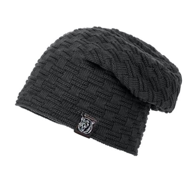 Vinter Beanie Hat Cold Hat MØRKE GRÅ Dark Grey