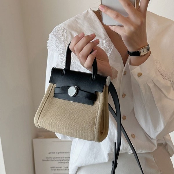 Håndtasker Underarm Taske BLACK-KHAKI BLACK-KHAKI black-khaki