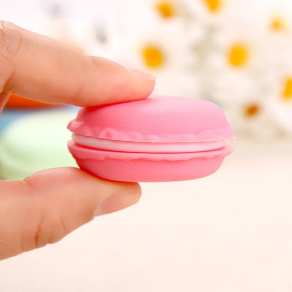 6stk/lot Macarons Oppbevaringsboks Pakkeboks ROSA pink