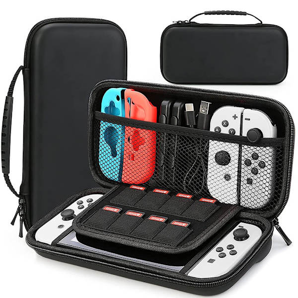 Bæretaske til Nintendo Switch OLED sort