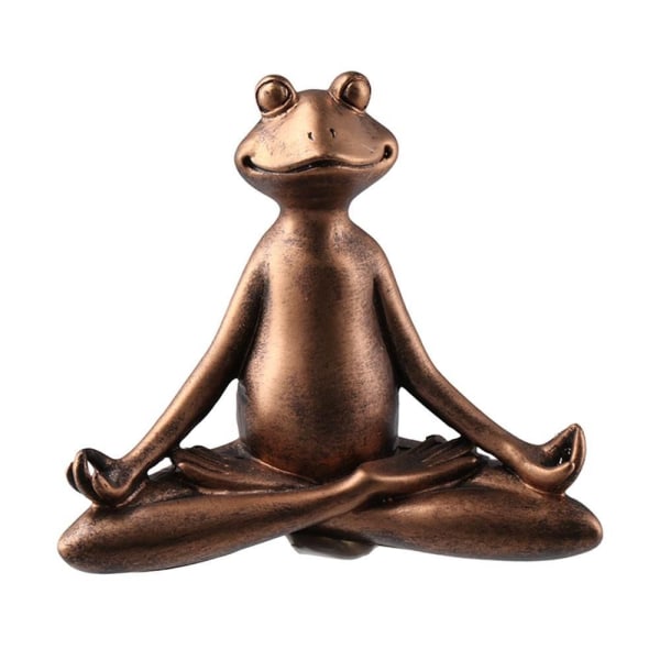 Yoga Frosk Frosk Statue Figur Froske Dekor