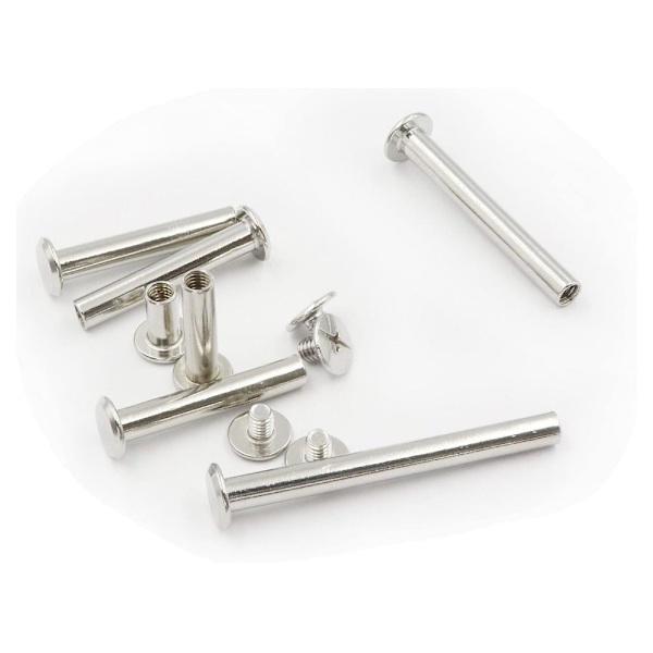 100 ST Bokskruvar Phillips Chicago Screws Bindningsskruv
