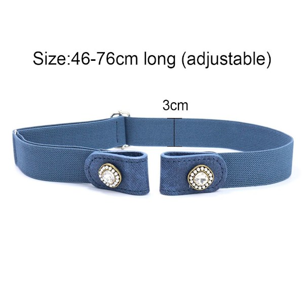 Lazy Belts No Spenne Belter SVART Black