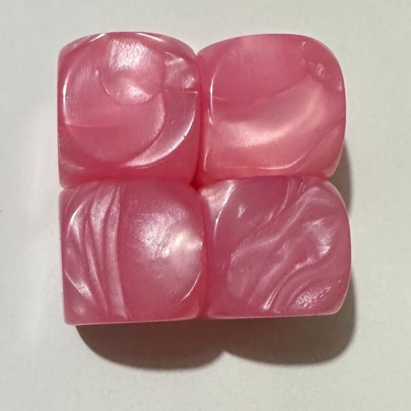 10st/ set DND Tärningar Polyedriska tärningar ROSA ROSA Pink