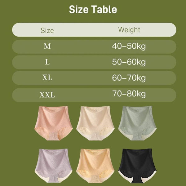 Trusser Seamless GRØN XL green XL