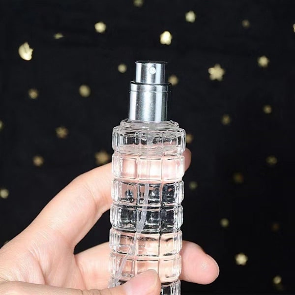 30ml Återfyllningsbar Parfymflaska Kosmetisk Behållare SILVER