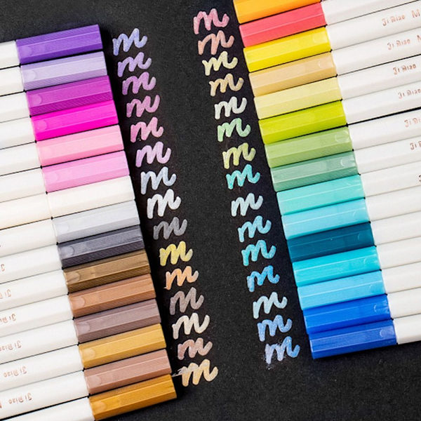 Marker Pen Metallic Pen SOFT TIP-15 FÄRGER SOFT TIP-15 FÄRGER