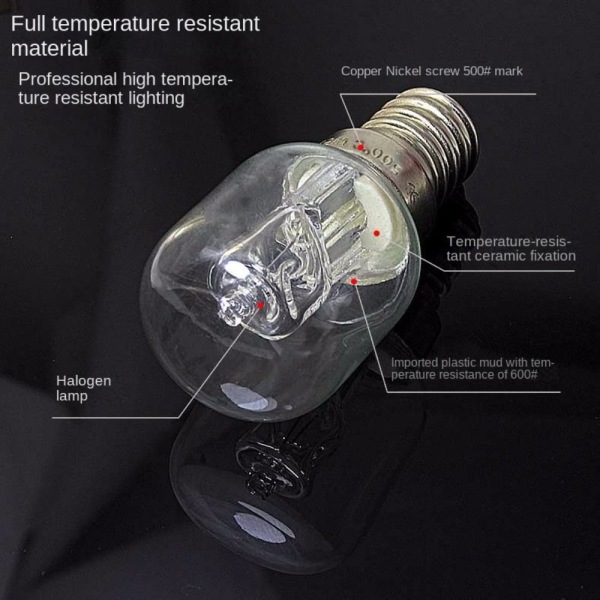 Ugnsljus Glödlampa Värmebeständig