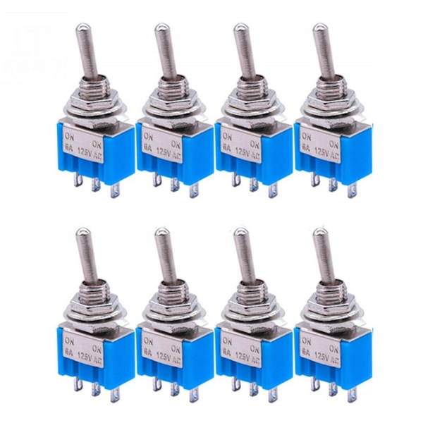 10st/lot Power Strömbrytare MTS-103 PÅ-AV-PÅ MTS-103 ON-OFF-ON
