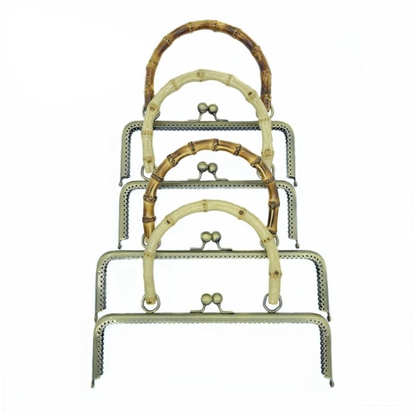 Metallinen kukkaron runko lukko suudelma lukko 25cm VALKOINEN 25cm VALKOINEN 25cm White
