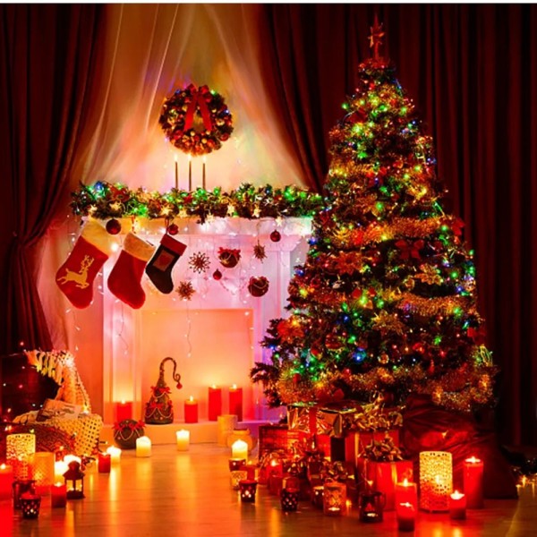 1kpl LED String Light Christmas Decor Light EU PLUG-WARM WHITE EU Plug-Warm White