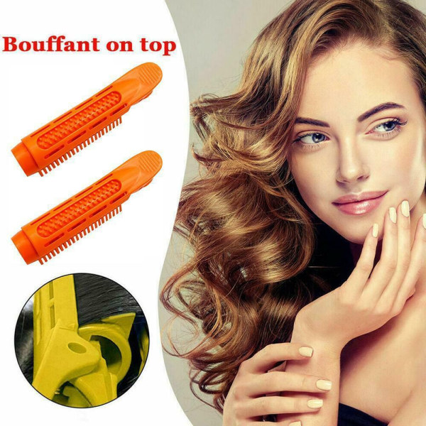 1/3 st Natural Fluffy Hair Clip Hair Root Curler GUL-1 ST Yellow-1 PCS